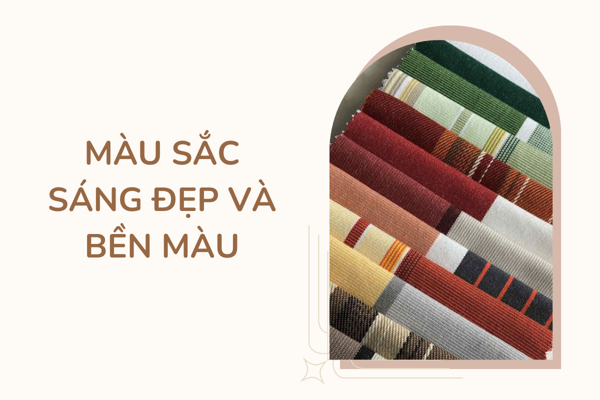 khả năng giữ màu sắc rực rỡ và lâu bền
