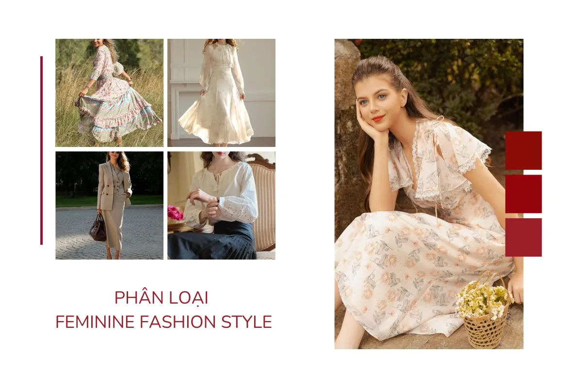Phân loại feminine fashion style