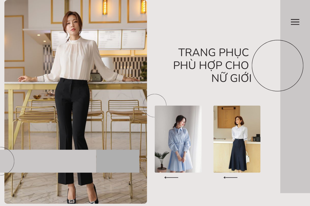Trang phục phù hợp cho nữ giới 2